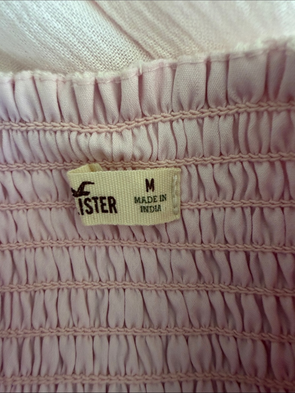 Hollister Halter Crochet Bodice Pink Dress - Picture 5 of 6
